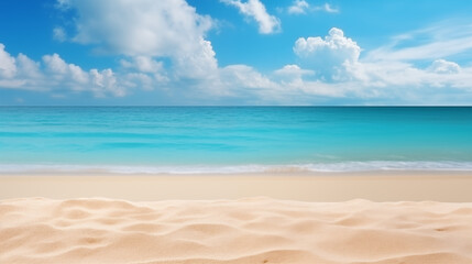 Obraz premium beach and sand with clean pastel light