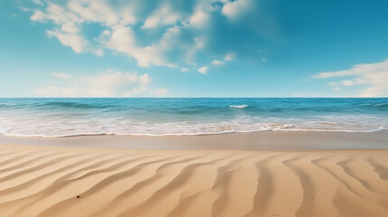 beach and sand with clean pastel light