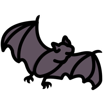 recommend clip art: bat filled outline vector icon