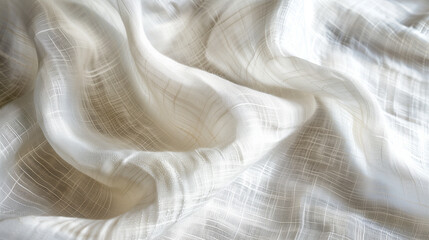 Obraz premium Light luxury fabric on wave pattern. Abstract background art.