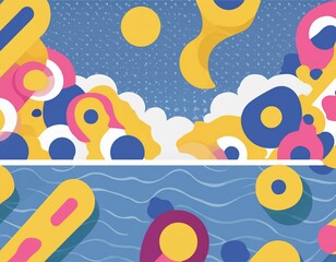 design, fashion, illustration, digital, water, texture, seminar, slide, emotional, background, graphic, modern, retro, pop, geometry, presentation.