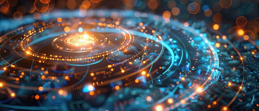 Close-up of a wireless energy transfer device, powering devices without physical connections