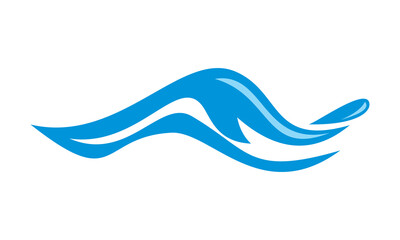 water wave logo illustration