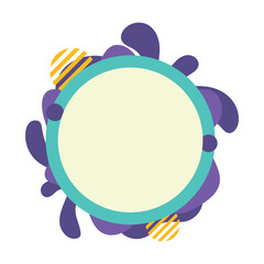 Abstract Circle Frame