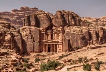 A view of Petra in Jordan
