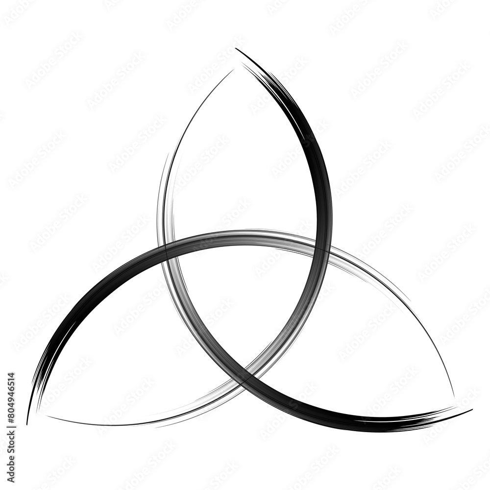 Wall mural triquetra symbol or icon