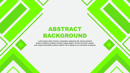 Abstract Background Design Template. Abstract Banner Wallpaper Vector Illustration. Light Green Flag