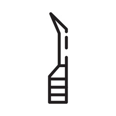 Tweezer Tool Clinic Line Icon