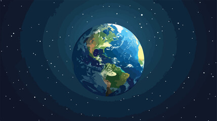 World planet earth icon Vector illustration style