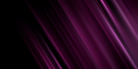 Bright pink stripes dark background. Seamless loop