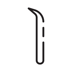 Dental Care Tool Line Icon
