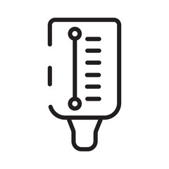 Flow Meter Tool Line Icon