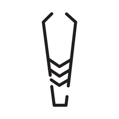 Tool Pincers Tongs Line Icon