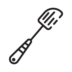 Cooking Food Spatula Line Icon