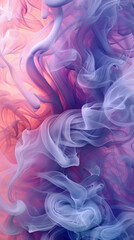 Seamless soft with smoke in a gradient swirls