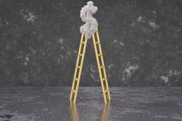 Concept of business leadership for leader team, successful competition winner and Leader with influence. 3D Render. illustrated using chess pieces. Can use for background. 