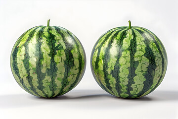 Vibrant Korean Watermelons - Luscious,Refreshing Summertime Treats in Stunning 3D Render