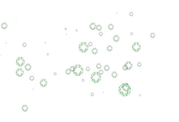 Light Green vector texture with disks.
