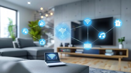 Modern Setting: Smart Home Technology with Connected Devices