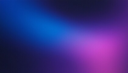 Obraz premium Dark blue purple glowing grainy gradient background black noise texture poster header banner design