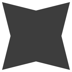 Star and twinkle icon. black starburst design and sparkle symbol.