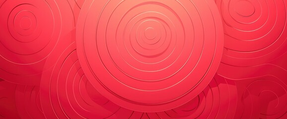 Background composed of concentric circles layered in magenta paper, Cartoon background