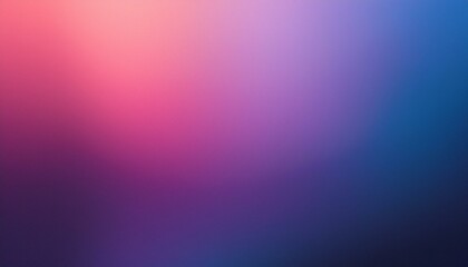 Obraz premium Blurred color gradient purple pink blue grainy color gradient background dark abstract backdrop banner poster card wallpaper website header design
