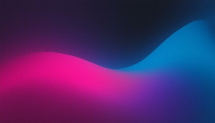 Dark grainy gradient background blue magenta pink purple black colors banner poster cover abstract design