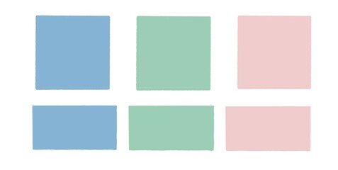 Colorful squares (square, rectangle) (blue, green, pink), JPG