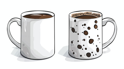 Isolated coffee mug design Vector stylee vector design