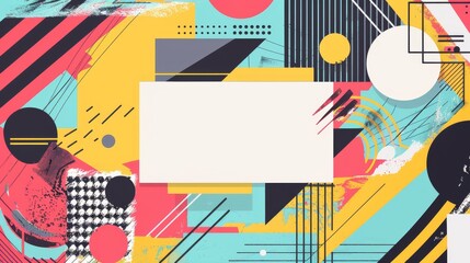 A vibrant abstract background with a blank space for text