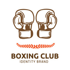 Boxing logo design vector file for graphic designer or web developer