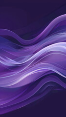 Obraz premium Abstract Purple Background Vector, Smooth Waves & Soft Highlights