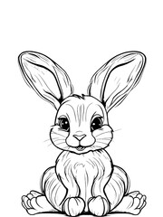 Obraz premium rabbit with a smile