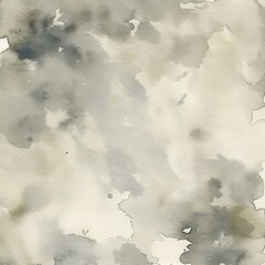 Abstract Grey Paint Watercolor Background