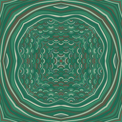 Kaleidoscope magic vector seamless ornament. Creative patchwork sample, decoupage napkin print.