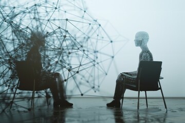 AI psychologist offering virtual therapy sessions for mental health support.