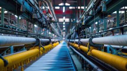 Textile manufacturing production line