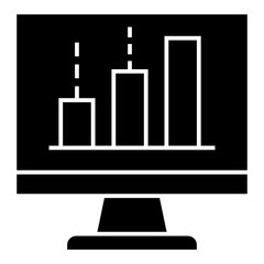 Data analysis icon vector. profit graph illustration sign. data science symbol.