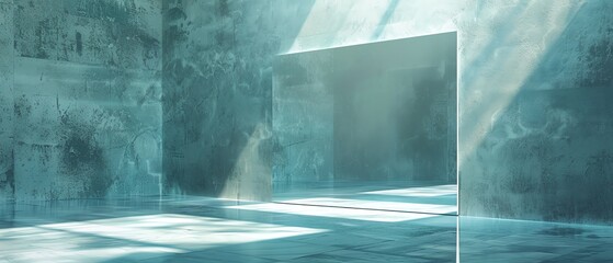 A mirror reflecting a room that doesnt exist, creating a surreal space where perception and reality clash