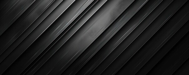 Abstract black and silver gradient with light gray and white. Metallic texture with soft diagonal lines. Clean, modern, and sleek background. Dark, tech-inspired design.