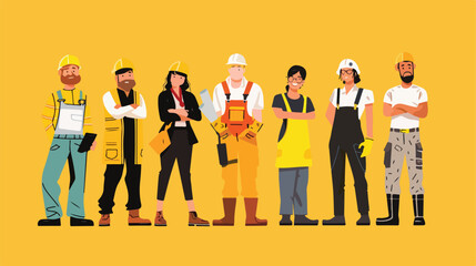 Profession design over yellow background vector illustration