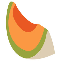 Melon Fruit Illustration