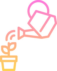 Plant watering icon