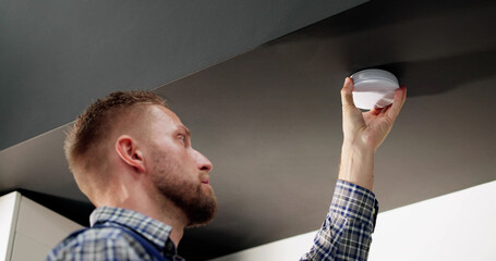 Installing Smoke Detector On Ceiling
