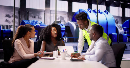 Business People And Workers Team