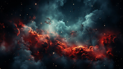 Fototapeta premium 3d illustration of galaxy and cosmos space in bright majestic stars.