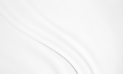 Soft white wrinkled fabric for graphic design or wallpaper