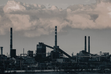 Azovstal plant destroyed during the war in Mariupol Ukraine
