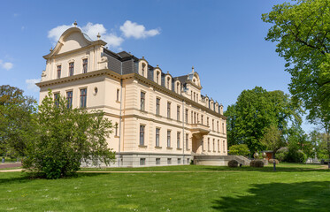 Fototapeta premium Ribbeck Castle in Nauen, Brandenburg, Germany in spring